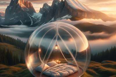 Lightweight Transparent Bubble Tents: 360-Degree Nature’s Splendor
