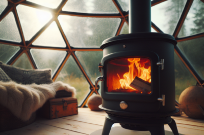 Winter GeoDome Heating Solution: Wood Burning Stoves & Maintenance Tips