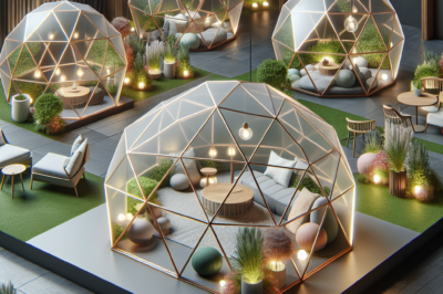 Compact & Stylish Mini Geodomes for Indoor/Outdoor Spaces