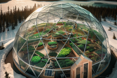Sustainable Greenhouse GeoDomes for Year-Round Growing in Canada