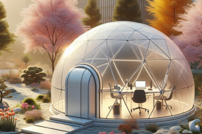 Year-Round Garden Office Igloo Heating & Cooling Solutions