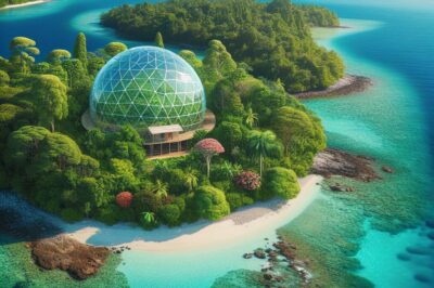 Coastal & Island Geodome Design: Sustainable Living Solutions & Environmental Adaptation