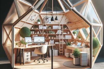 Modular Geodome Home Office Expansion: Spacious & Inspiring Workspace Solutions