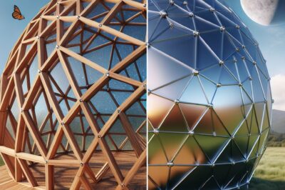 Geodome Frame Comparison: Wood vs. Metal Advantages & Disadvantages